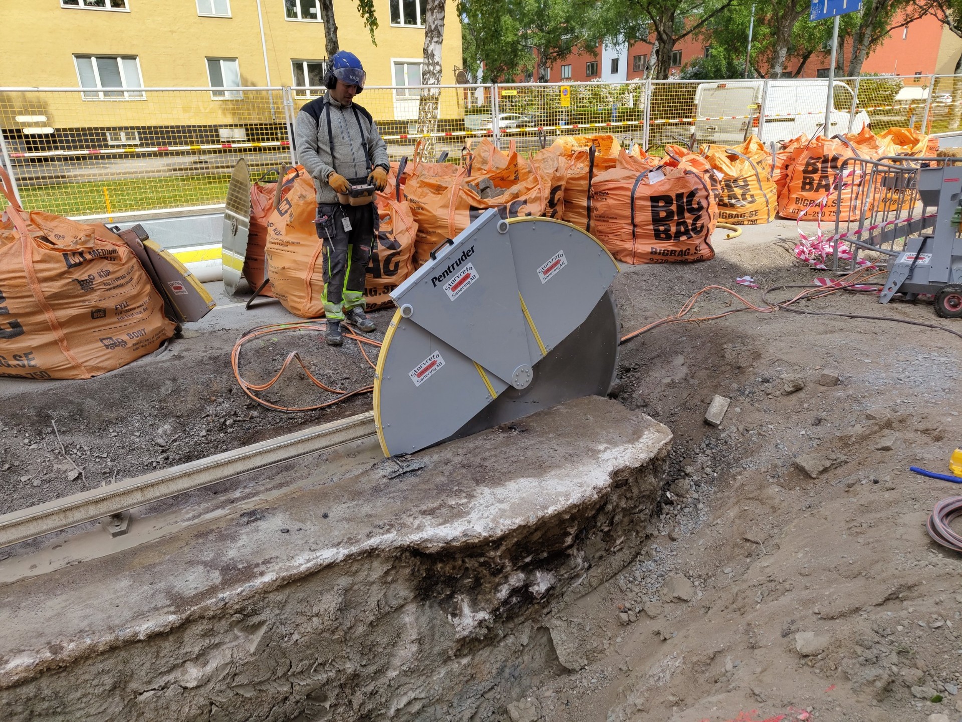 Sågning – Storvreta Sanering AB, Uppsala